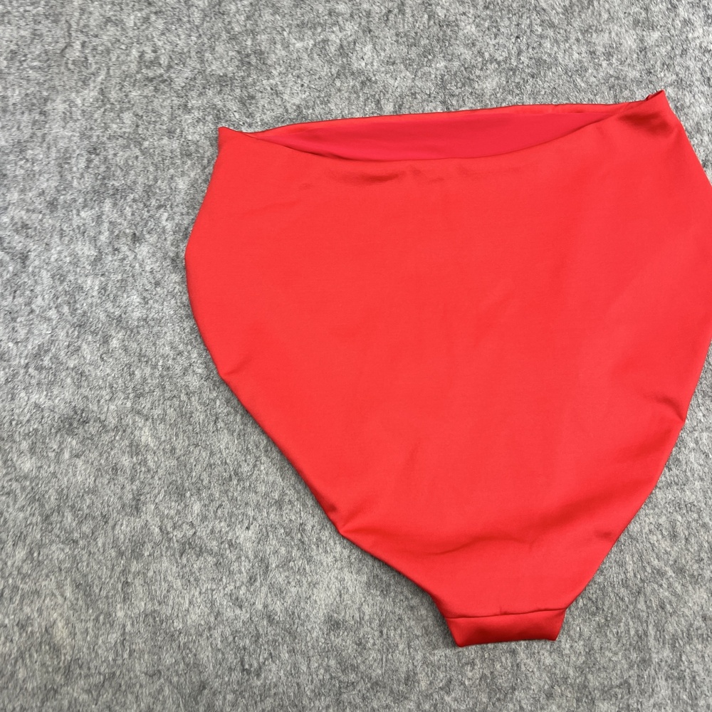 Left On Friday Swim Bottoms Womens 2XL Red Hi Hi High Waisted Bikini Swimwear - Picture 5 of 13